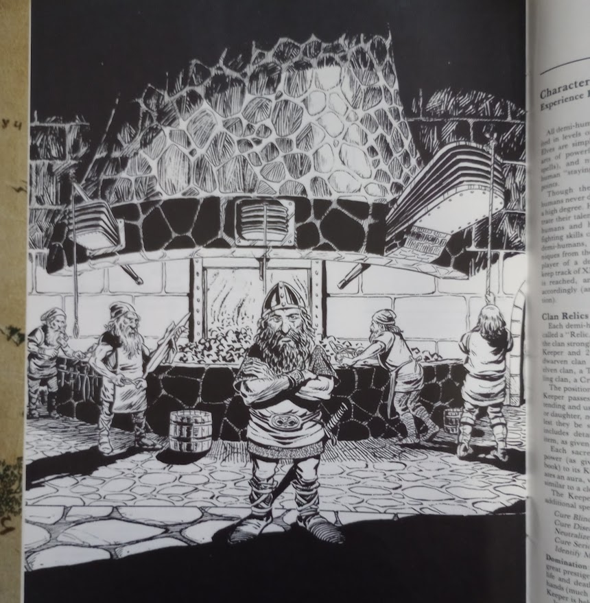 ItensRarosRPG's tweet photo. As ilustrações internas são do Larry Elmore e do Jeff Easley e a capa do Elmore é espetacular. A partir do Companion os livros BECMI são mais chatinhos de achar (cada vez menos vendidos, e com tiragens mais baixas), ainda mais completos e por um preço factível. https://t.co/AdQhGrBFRW