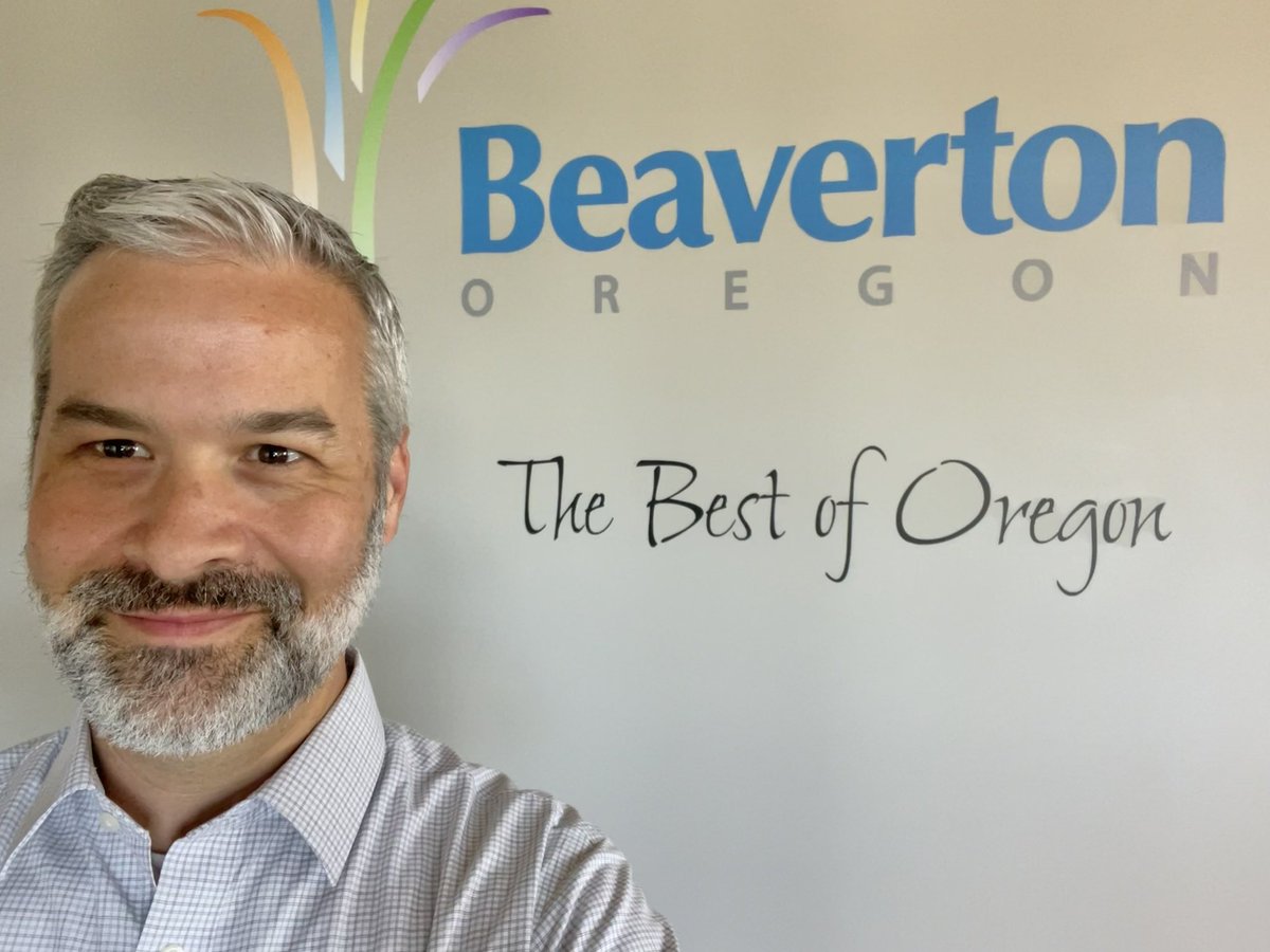 danwein's tweet photo. @CityofBeaverton @ELGL50 Took my #CityHallSelfie from inside here at @CityofBeaverton. We’ve got a great team of folks who love their community. https://t.co/8GfdH04dTX