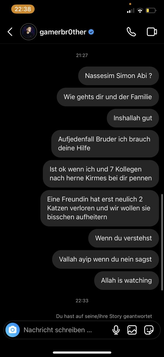 <a href="/GamerBr0ski/">GamerBrother</a> Hast du jetzt 8 Plätze frei oder nicht?