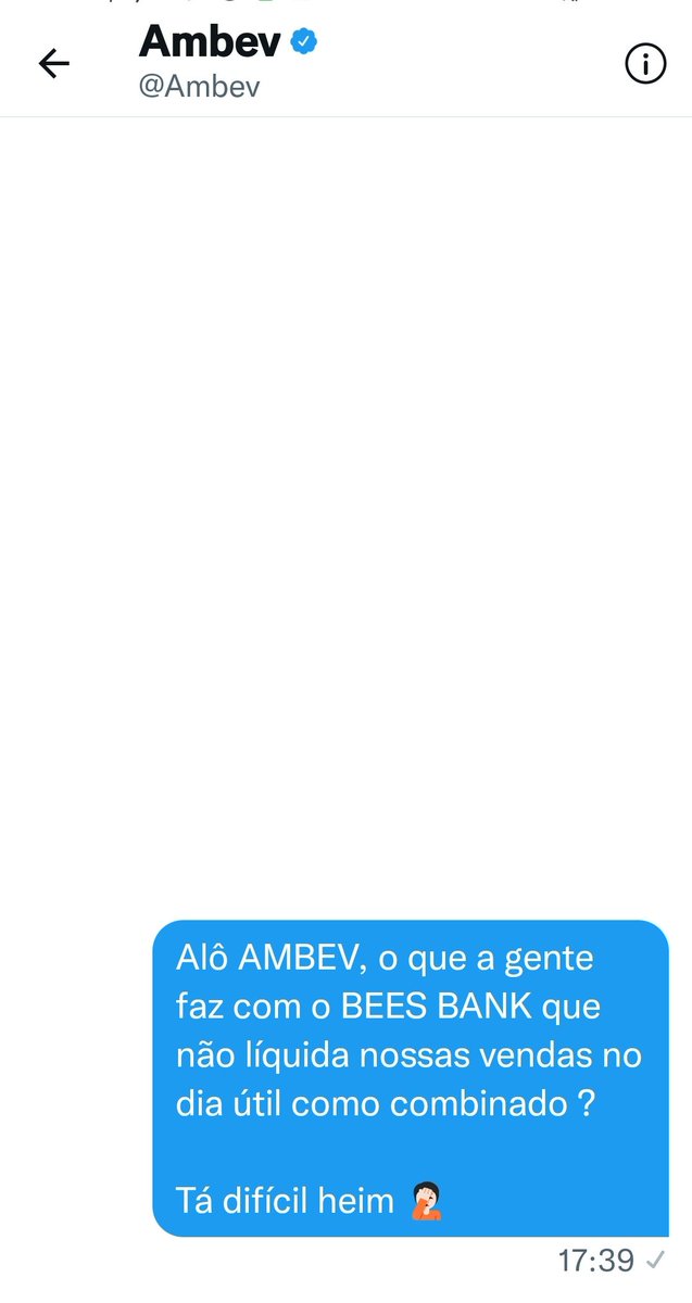 RodrigoPulinari's tweet photo. @Ambev Tá difícil viu 🤦🏻 https://t.co/MU4EHBho3p