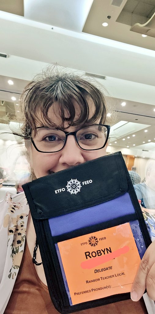 I am attending my first ETFO Annual General Meeting.  I'm looking forward to being a part of the first face-to-face meeting since 2019.  #ETFOAM2022