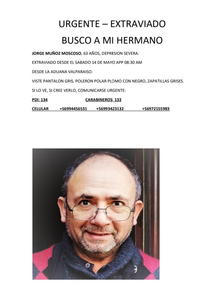 ximenam43559019's tweet photo. Por favor necesito ayuda para encontrar a mi hermano  lleva 3 meses desaparecido. https://t.co/KtsX3ugaPO