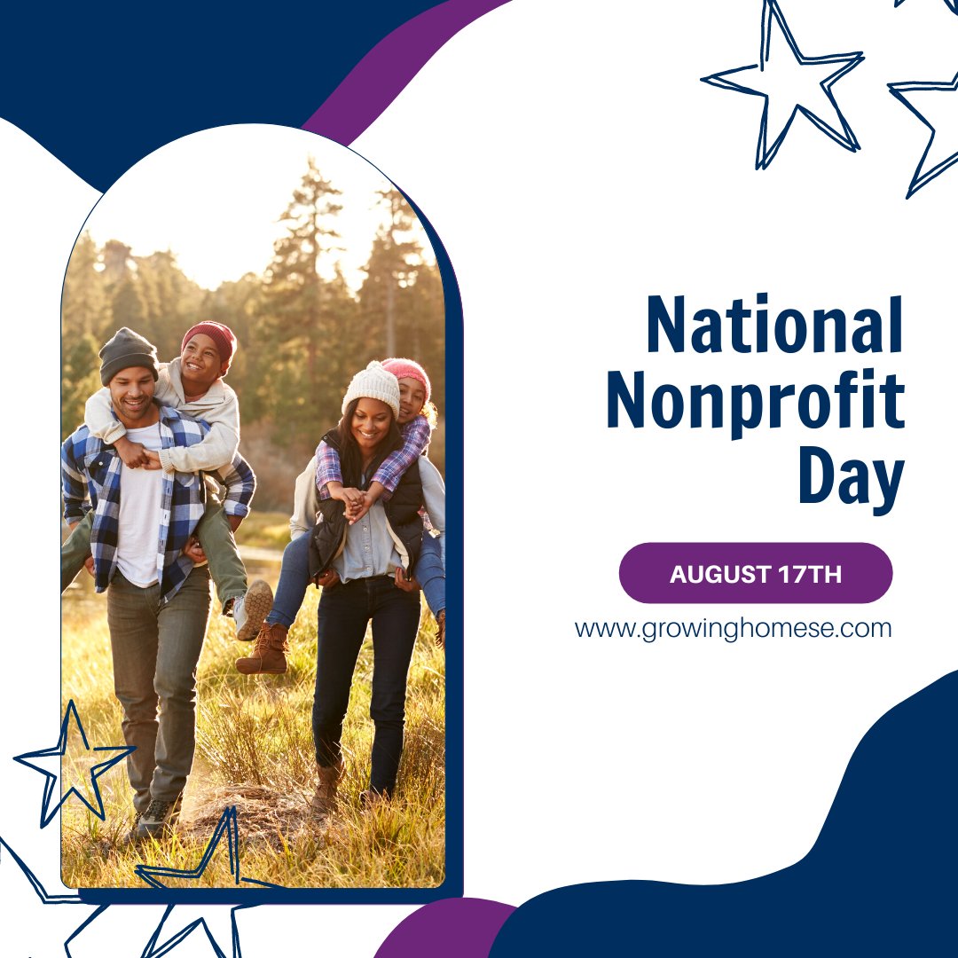 GrowingHomeSE's tweet image. #NationalNonprofitDay is celebrated on August 17th each year to recognize the positive impacts nonprofits have on their communities and the world. 🌎 Help us #BuildFamilies and #BuildFutures by making a donation ➡️ linktr.ee/growinghomesou…