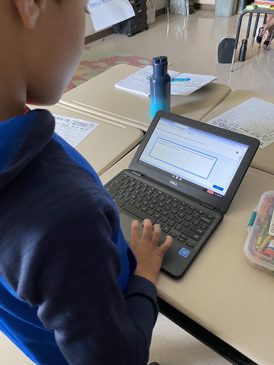 Our first <a href="/nearpod/">Nearpod</a> lesson for the year! We loved taking a trip to the Smoky Mountains as we study the ranges and rivers. ⛰ <a href="/ChattahoocheeES/">Chattahoochee Elem</a>