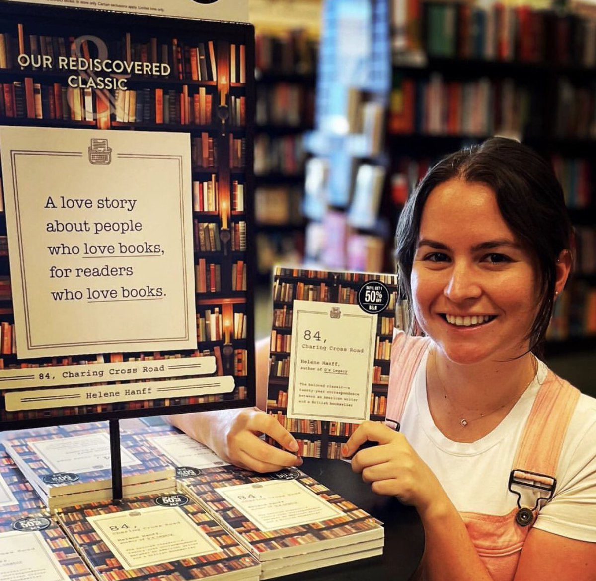 If you’re a book lover you’ll definitely want to read this rediscovered classic: 84, Charing Cross Road.