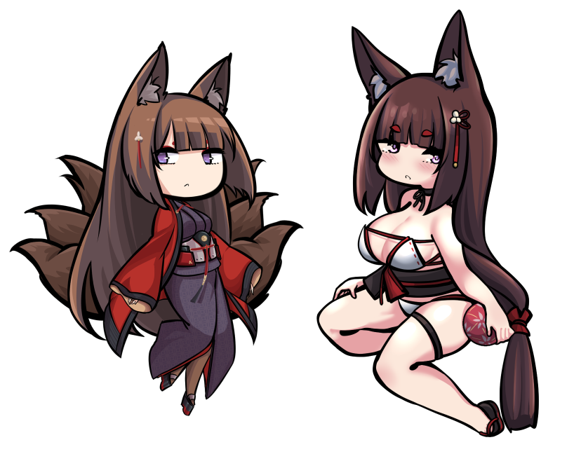天城(アズールレーン) 「SDビジュアル更新まとめ#アズールレーン 」|Sugoidere™のイラスト