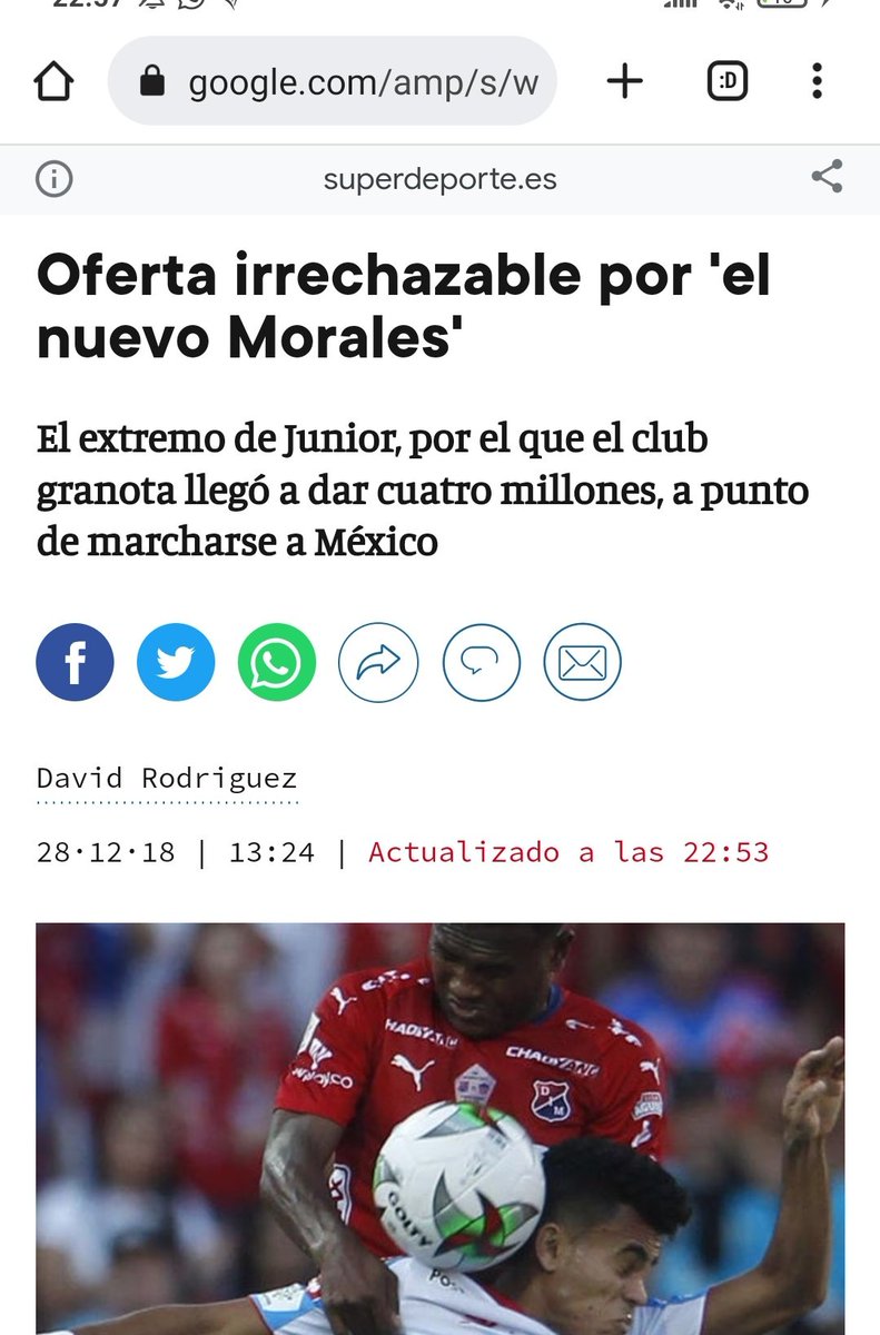 Levante_Al_Dia_'s tweet photo. Luis Díaz, el 'nuevo Morales'. https://t.co/SCjouZBKs8