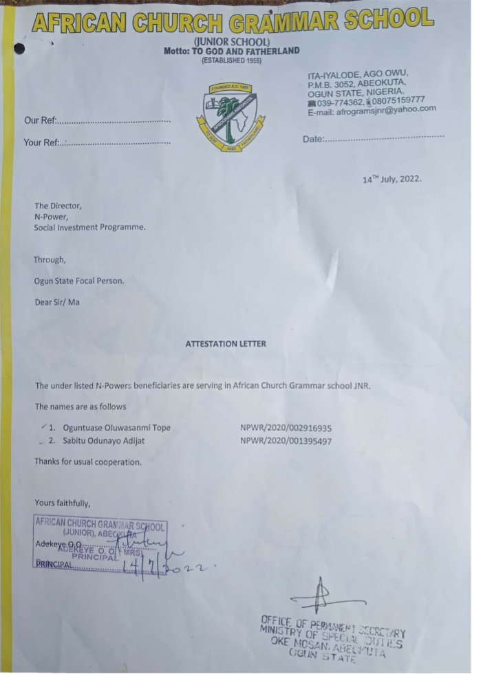 AdvocateTuase's tweet photo. NASIM, a system of injustice. You stopped my February stipend that I abscond. This is the letter from my PPA head, counter signed by the state focal person.
@npower_ng 
@officialEFCC 
@ICPC_PE 
@NGRPresident 
@NGRSenate 
@NigeriaGov https://t.co/oxu700raPP