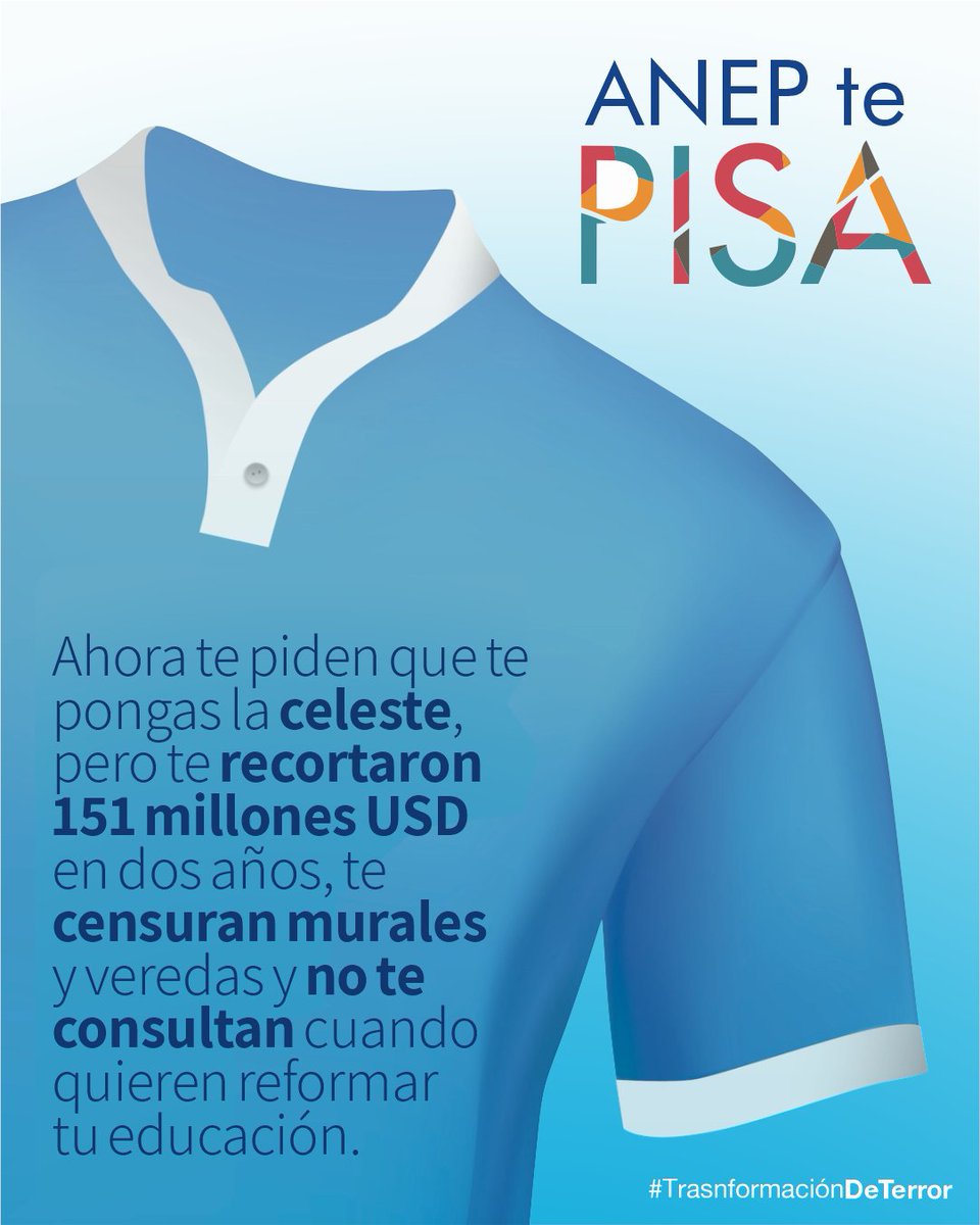 FenapesUruguay's tweet image. La mejor manera de motivar al estudiantado es garantizar recursos, respetar su libertad de expresión e incluirlos en los cambios. 
Cuando esto no pasa queda arengar como si una una prueba internacional fuera un partido de fútbol. 
Parte de la #TransformaciónDeTerror.
Triste.