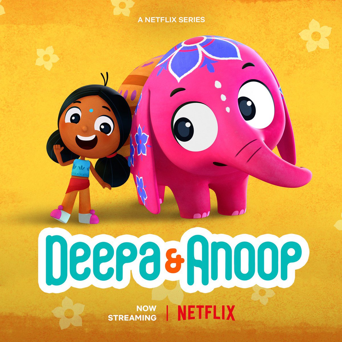ulkaM's tweet photo. It’s finally here!! Excited to announce #DeepaAndAnoop an adorkably new and fun show I have been working on, now available on @netflix today! https://t.co/tivBPY6VoC  🙏🏽🥰 @PLAYmgmt @kickstartent #voiceover #netflix https://t.co/jv0t2RWcko