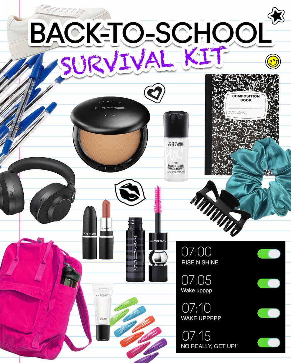 MACcosmetics's tweet photo. What’s on your #MACToSchool shopping list 🎒💄?
https://t.co/VvaEWV2sdD https://t.co/qIstDjfxTy