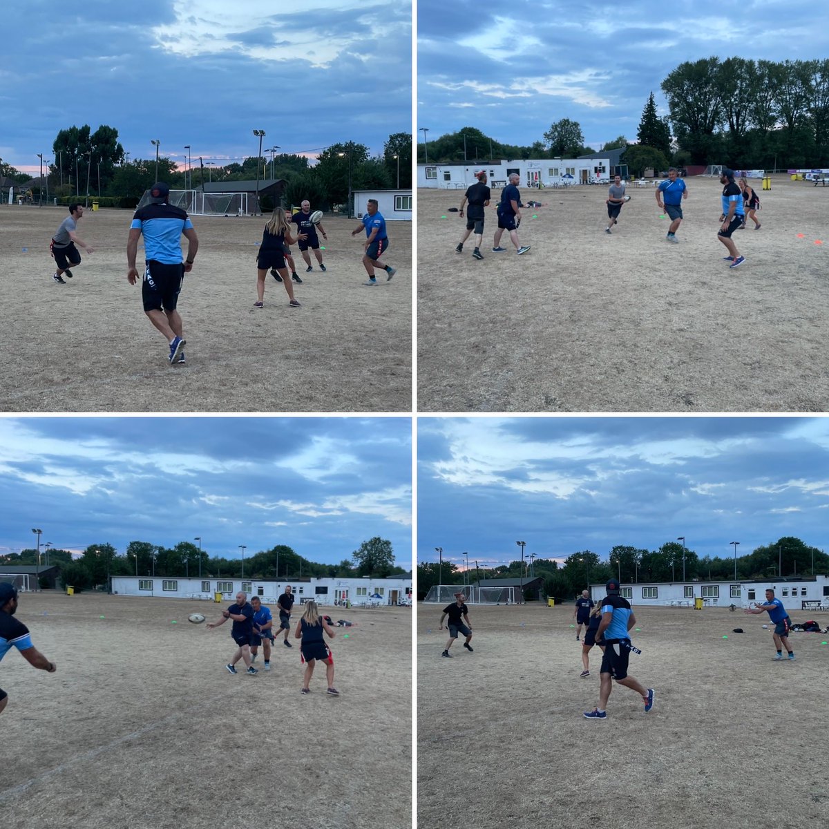 Thank you to the coaches and volunteers from ⁦<a href="/BicesterRUFC/">Bicester Rugby Union Football Club 🏉</a>⁩ ⁦<a href="/WitneyRFC/">Witney RFC</a>⁩ and host club ⁦<a href="/oxfordrfc/">Oxford RFC</a>⁩ who took part in this evening’s ⁦<a href="/QKidsFirst/">Kids First Rugby</a>⁩ Tag course #APES #SELL