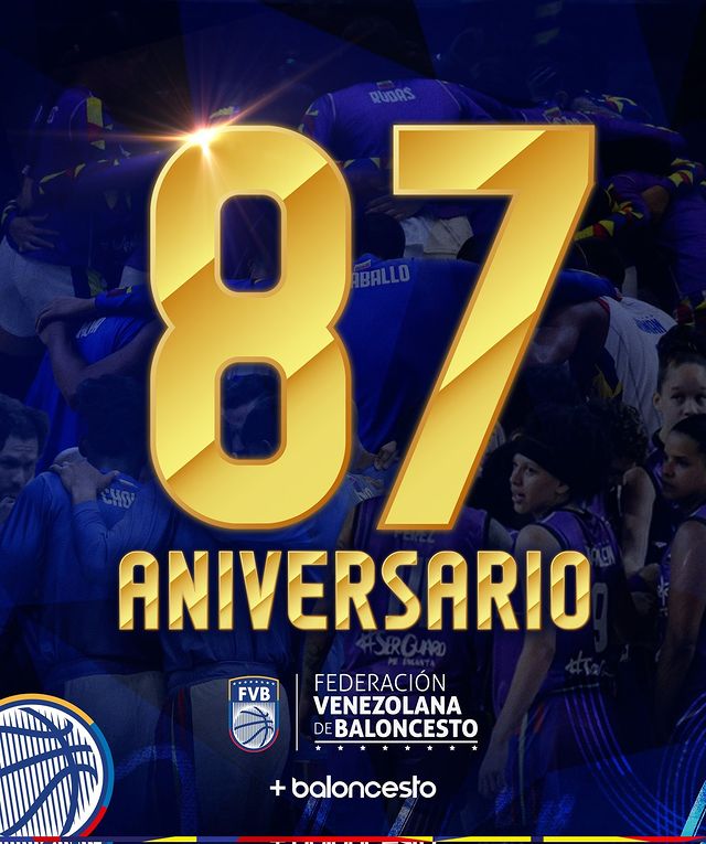 Felicitaciones a la Federación Venezolana de Baloncesto <a href="/fvb/">Franklin van Buren</a>.basketball por cumplir 87 años de Aniversario

#baloncesto🏀 #aniversario
instagram.com/p/ChS2zlvuliT/…