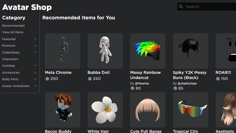 The catalog has been ruined by these clothing groups, the catalog used to  be beautiful :( : r/roblox