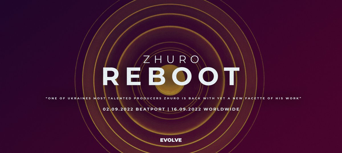We're ready to "REBOOT" with ZHUROs new upcoming release! Looking forward to tomorrows episode of Paul Van Dyks VONC SESSIONS! Stay tuned!