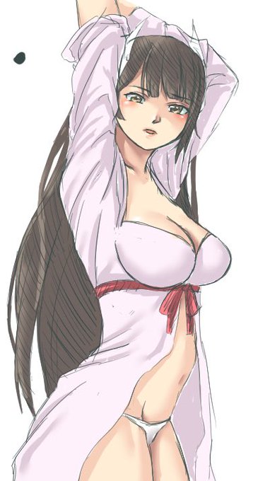 比叡
御召艦として、落ち着いた感じで料理もきっちりできる正統派淑女だったはずだが…
寝巻きスキンから、実はスタイルがいいことに気づいてしまい
どんどん露出度を上げていった印象…まあ全部めっちゃ美麗なのに筆が恐ろしく早いあのお方のせい…
今は能代とペンディがメインみたいだけどw 