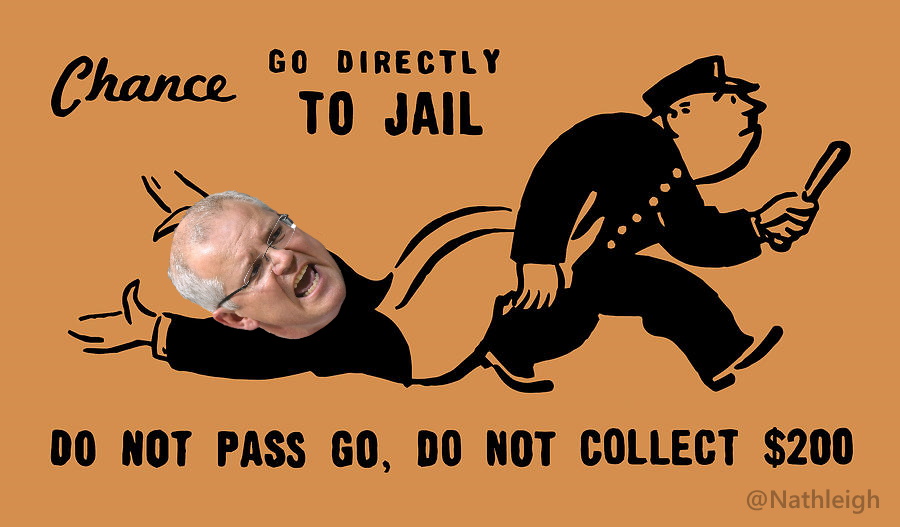 Nathleigh's tweet photo. #MorrisonMegalomaniac #TickTockScotty #LNPCorruptionParty https://t.co/fuvlmhNQXD