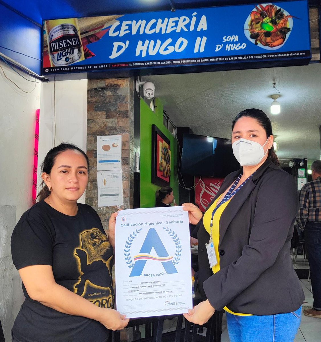 VisionTVec's tweet photo. #BOLETIN 

DIEZ RESTAURANTES DE #SANTAELENA YA CUENTAN CON #CALIFICACIÓN “A” DE #ARCSA

Link 👇👇👇
https://t.co/Tm7PsKiTP5 https://t.co/siqiFzLcHy