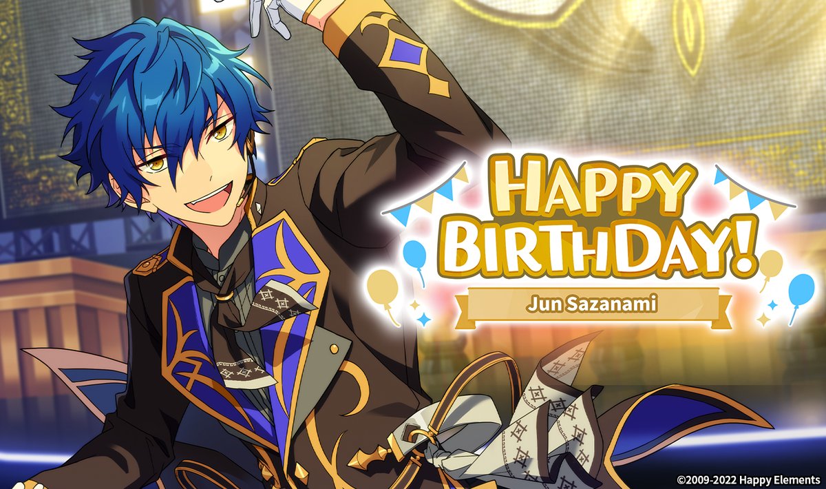 enstarsmusic_EN's tweet photo. 🎉August 16th is the birthday of Jun Sazanami in Eden! 

🎂Happy birthday to Jun!

🎁RT&amp;❤️: 
2 producers to get 10 DIA Scout Tickets. https://t.co/Jd1Qqfcub2