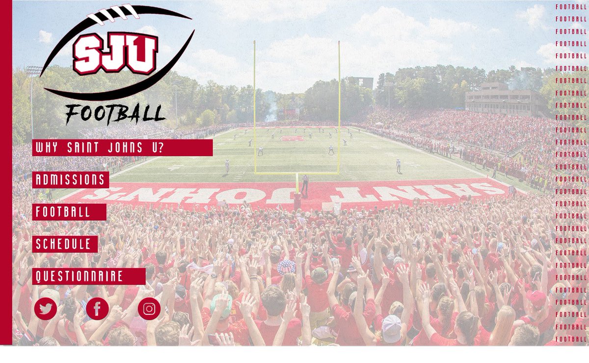Thank you <a href="/SJUFBCoachDumo/">Damien Dumonceaux</a> for the game day invite!! Looking forward to attending.