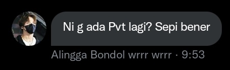 Masih pagi.. Kalo kataku warik enih mesti nyebut