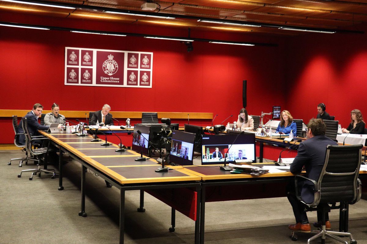 nsw_upperhouse's tweet photo. Here's a look at today's teacher shortages hearing, live @ https://t.co/sly8N6V4uv. Witnesses: @CISOZ, @alphacrucis, the Teachers' Work in Schools Research Team, @stansw, Arndell Anglican College, @Tara_School, @countryuc, @SPERA_asn_au &amp; the Isolated Children's Parents' Assoc. https://t.co/ay2b6klwLl