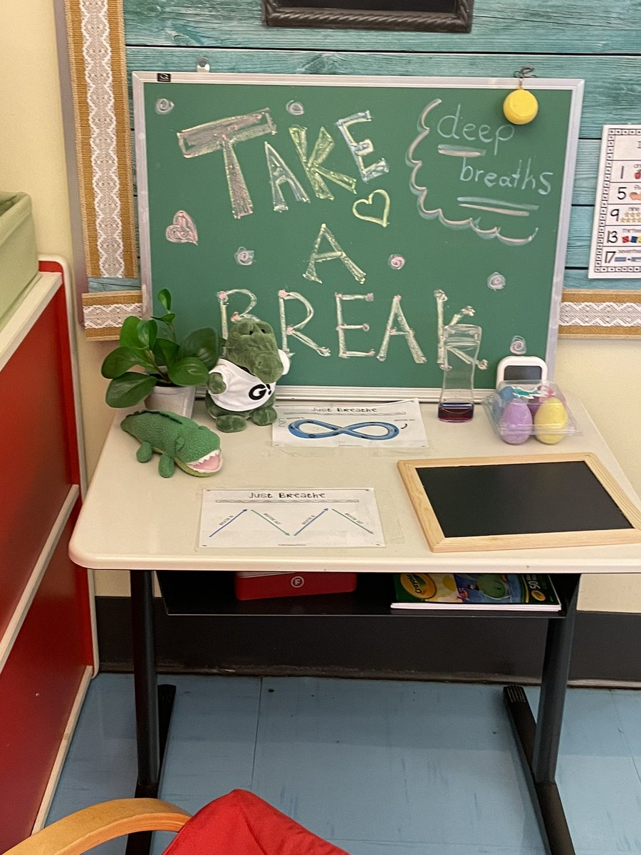 GeigerGators's tweet image. So many teachers today working on their classrooms… Responsive classroom book study planning their morning meeting and calm down spaces and K-2 teachers working on their sound walls!!