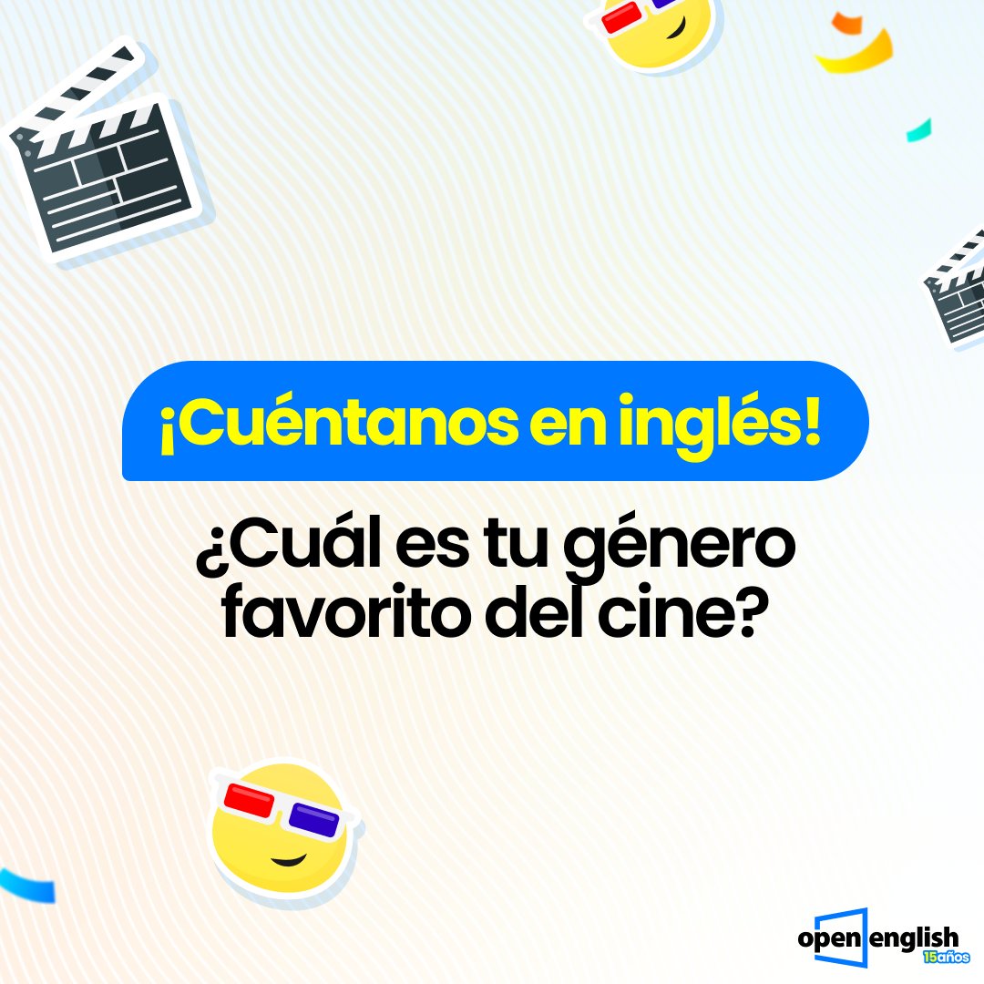 openenglish on Twitter: "En Open English 🚀 nos encanta el cine 💙🎥 y por ...