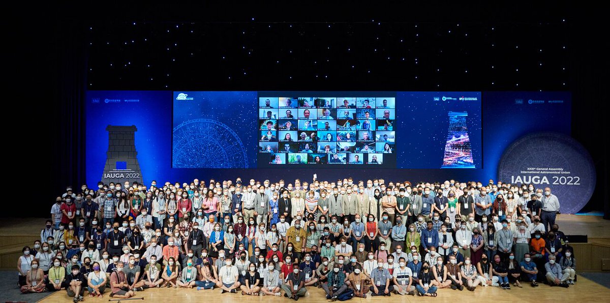 Our XXXI General Assembly ended on August 11, in Busan. The meeting took place as the first hybrid General Assembly, with around 1200 in-person participants and around 700 attending online. 

Read more:
iau.org/news/pressrele…