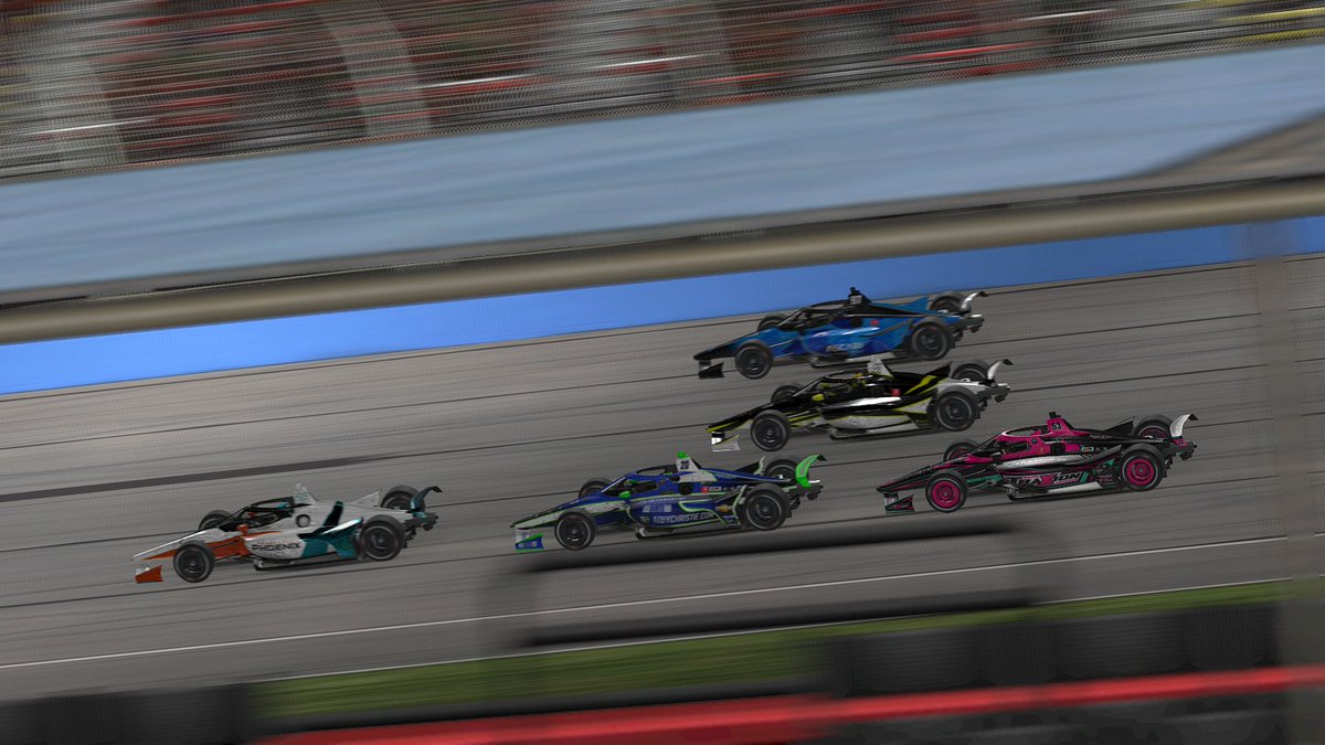 justinmelillo's tweet photo. Qualified 7th
Finished 7th

Love these IndyCars at big ovals.

Survived to the end somehow even though I was wrecked like 62 times lol

We were in the conversation on the last lap too. Just picked the wrong lane and died one last time. https://t.co/v1VQ7GvVF2