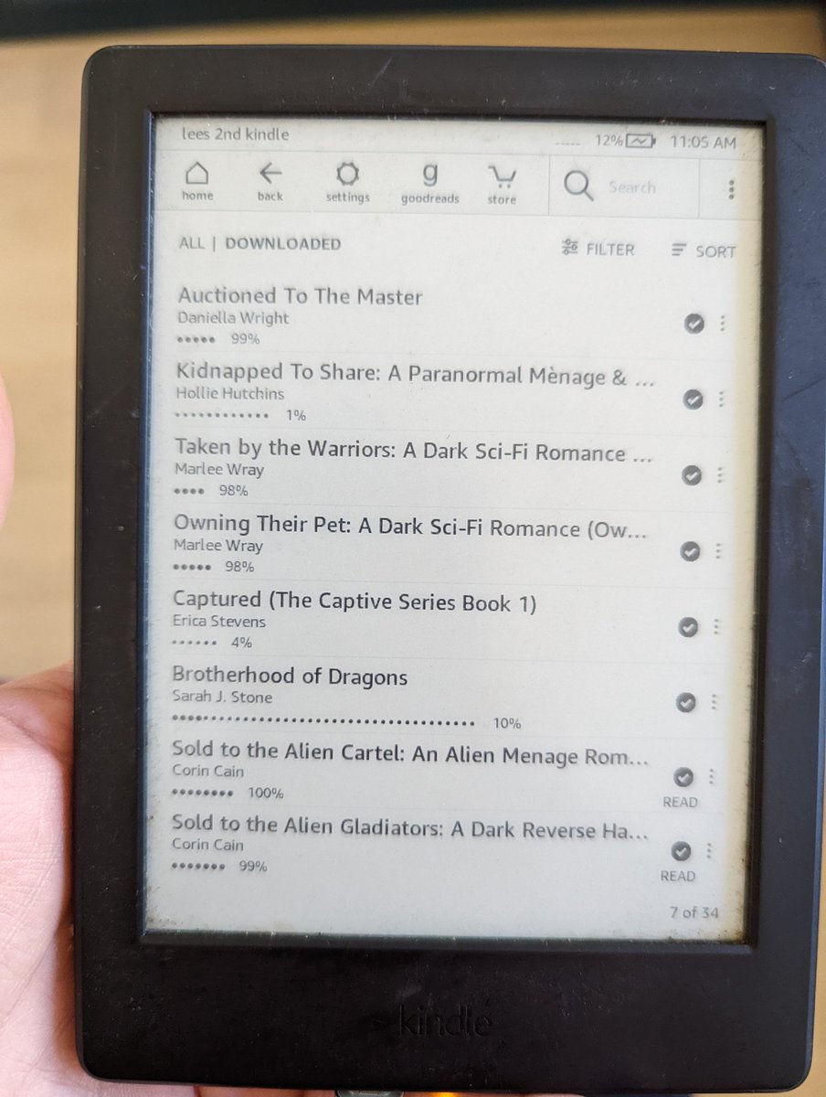bought a second hand kindle from the pawn shop and would love to get in touch with the previous owner to discuss their interests 👍