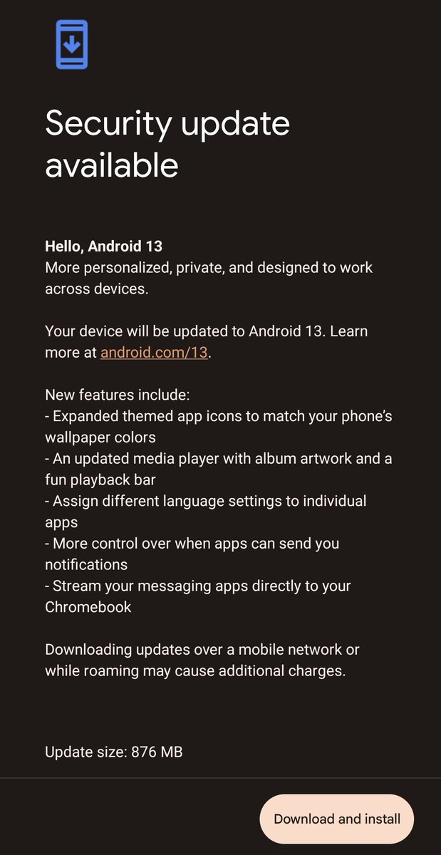 liderAndroide's tweet photo. 🥰😍 Android 13 llegando de manera oficial https://t.co/G8fom6Z38f