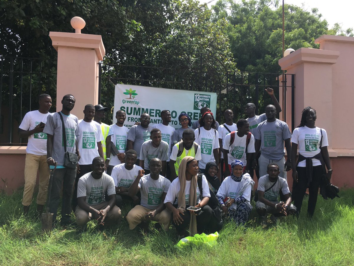 NennehFreda's tweet photo. #greenupgambia walking the talk, I believe we ought to go #beyondgreen, I am submerged in the service of humanity because I am #avoicebeyondrepresentation https://t.co/2pp4chL3b1