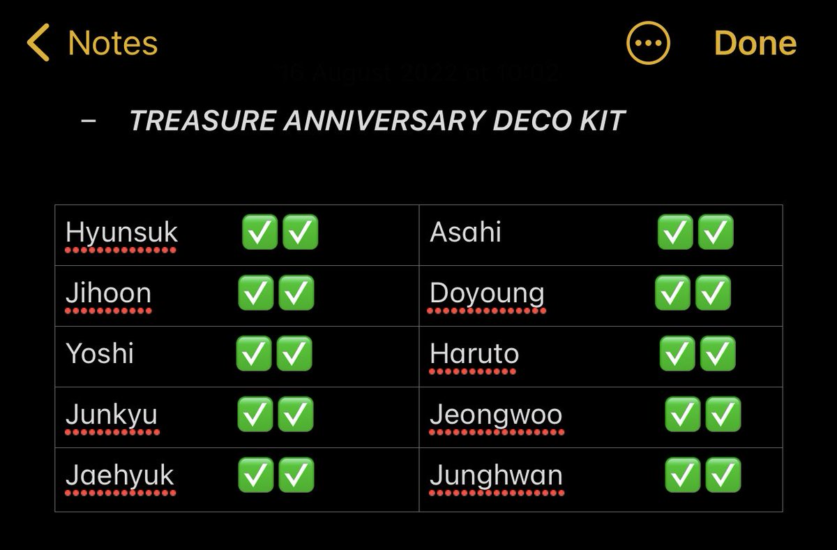 Sm00thyharu's tweet photo. [LOOSE] TREASURE ANNIVERSARY DECO KIT

📍dm for full set ^_^

➛ secured
➛ price exc ems + local postage
➛ strictly no backout after claim
➛ fast payment needed 
➛ hmu if interested!

#pasarTREASURE #pasartreasureMY https://t.co/TQWR8xQGGh