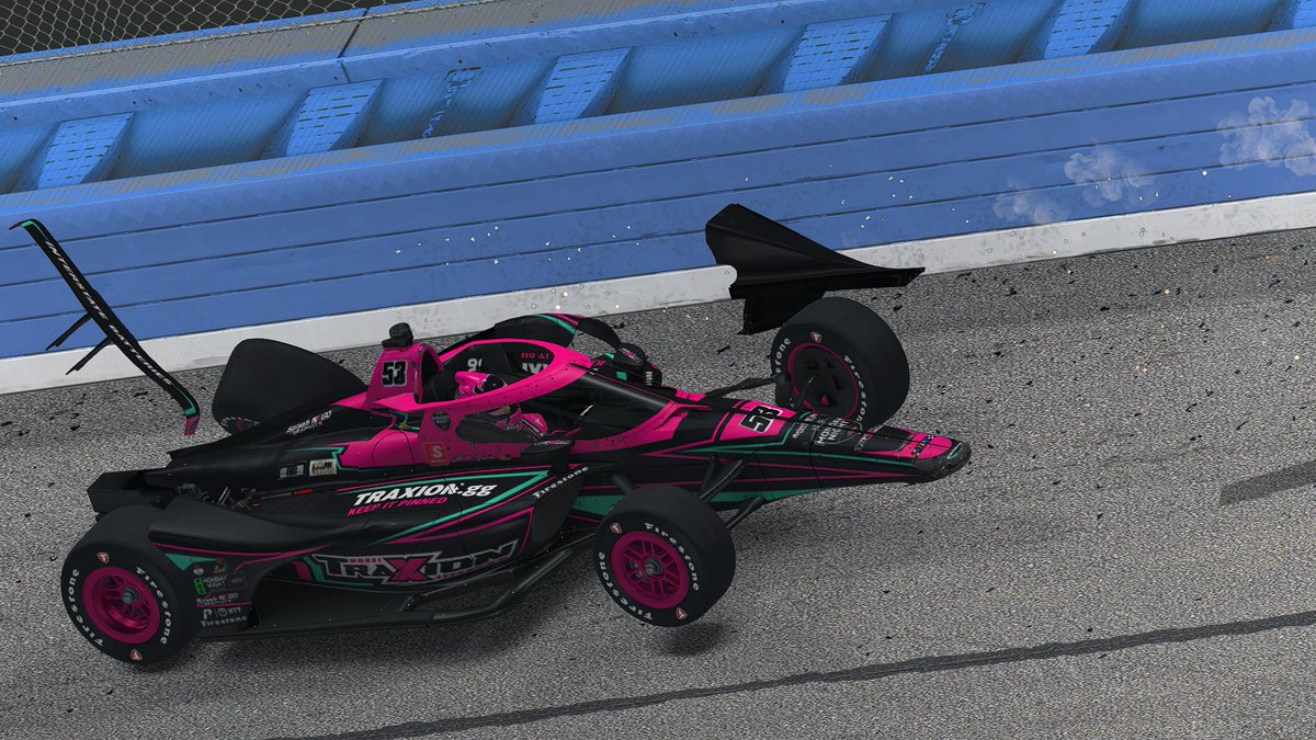 justinmelillo's tweet photo. Qualified 7th
Finished 7th

Love these IndyCars at big ovals.

Survived to the end somehow even though I was wrecked like 62 times lol

We were in the conversation on the last lap too. Just picked the wrong lane and died one last time. https://t.co/v1VQ7GvVF2