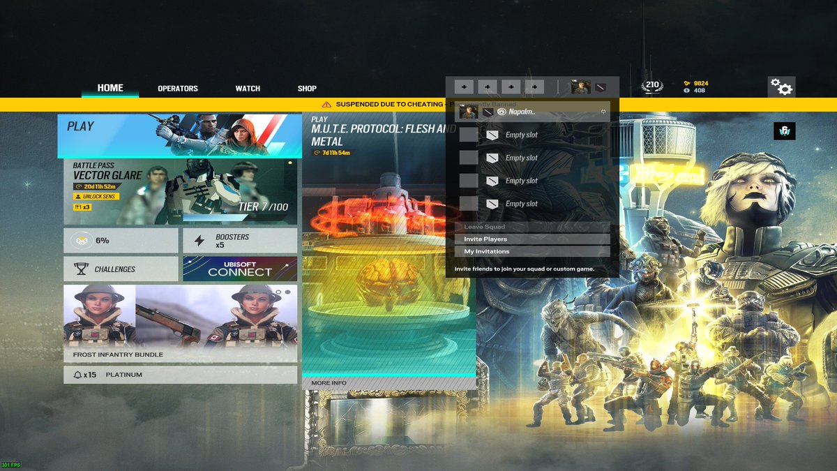 nxplm's tweet photo. @Ubisoft @UbisoftSupport @UbisoftConnect 
Banned for no reason please contact ASAP, this was incorrectly placed check my account https://t.co/OiAAMoN76W