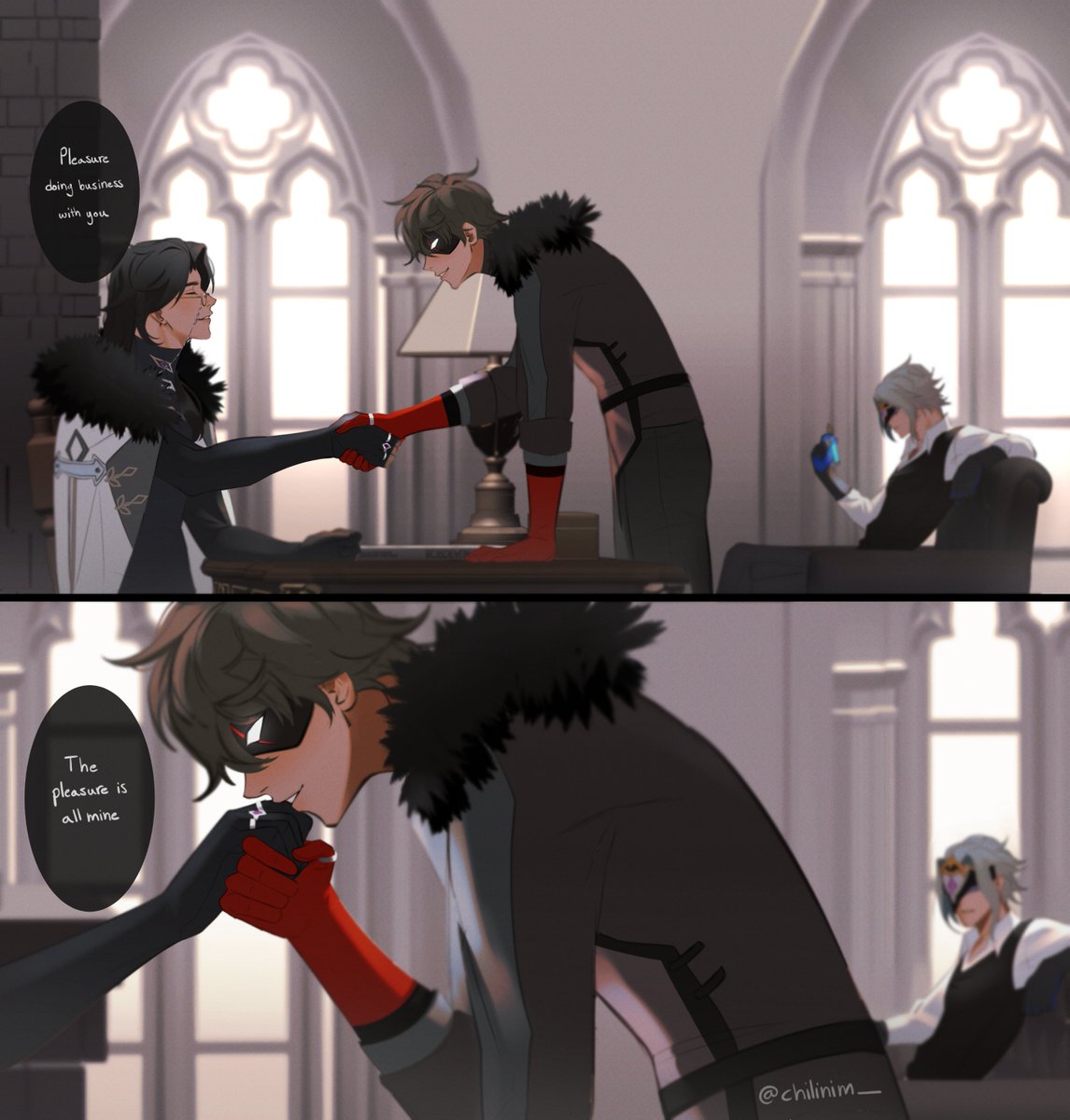 chilinim_'s tweet image. a jealous man