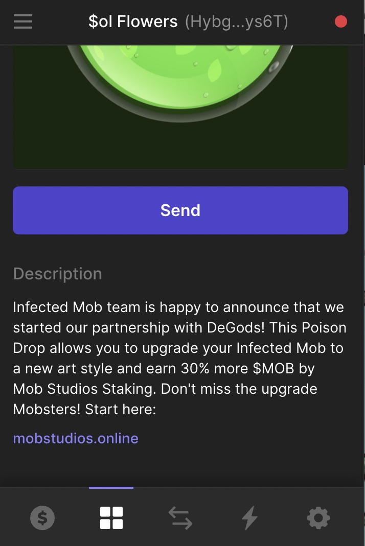 Did i just get scammed by mobstudios.online
Poison Drop upgrade? My NFT got replaced with cat meme. Talk to me...... @InfectedMob