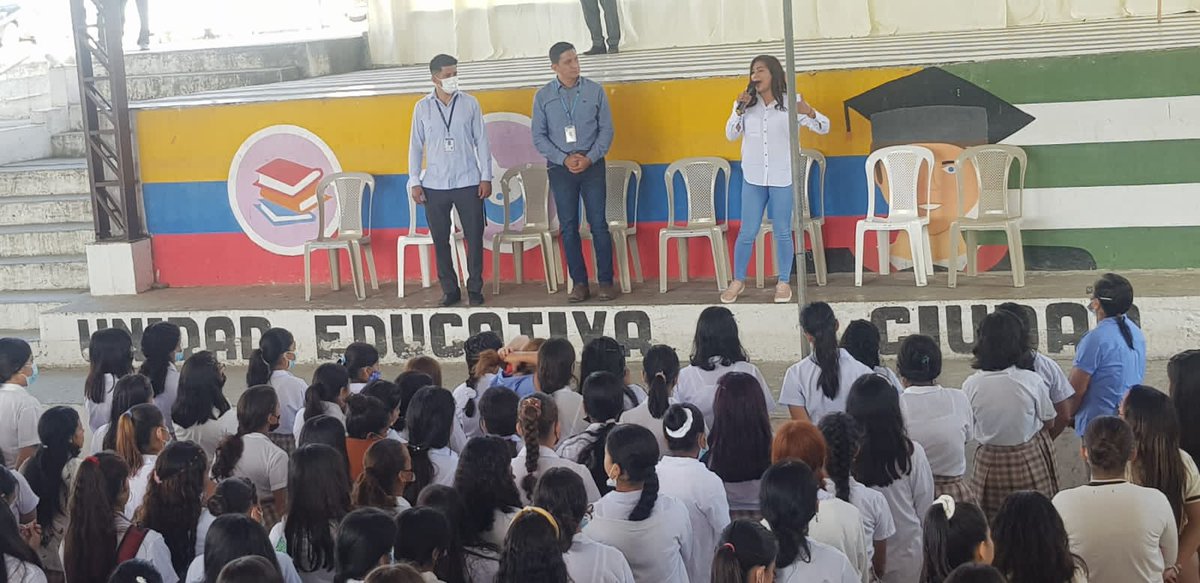 monka78's tweet photo. Iniciamos la semana recordando a niños, niñas y adolescentes la importancia de trabajar juntos para erradicar todo tipo de violencia en las instituciones educativas.
Recorrí la riqueza cultural de Balzar, Palestina y Colimes
Asistí también a la sesión solemne en Playas https://t.co/aHE3QZ87Hx