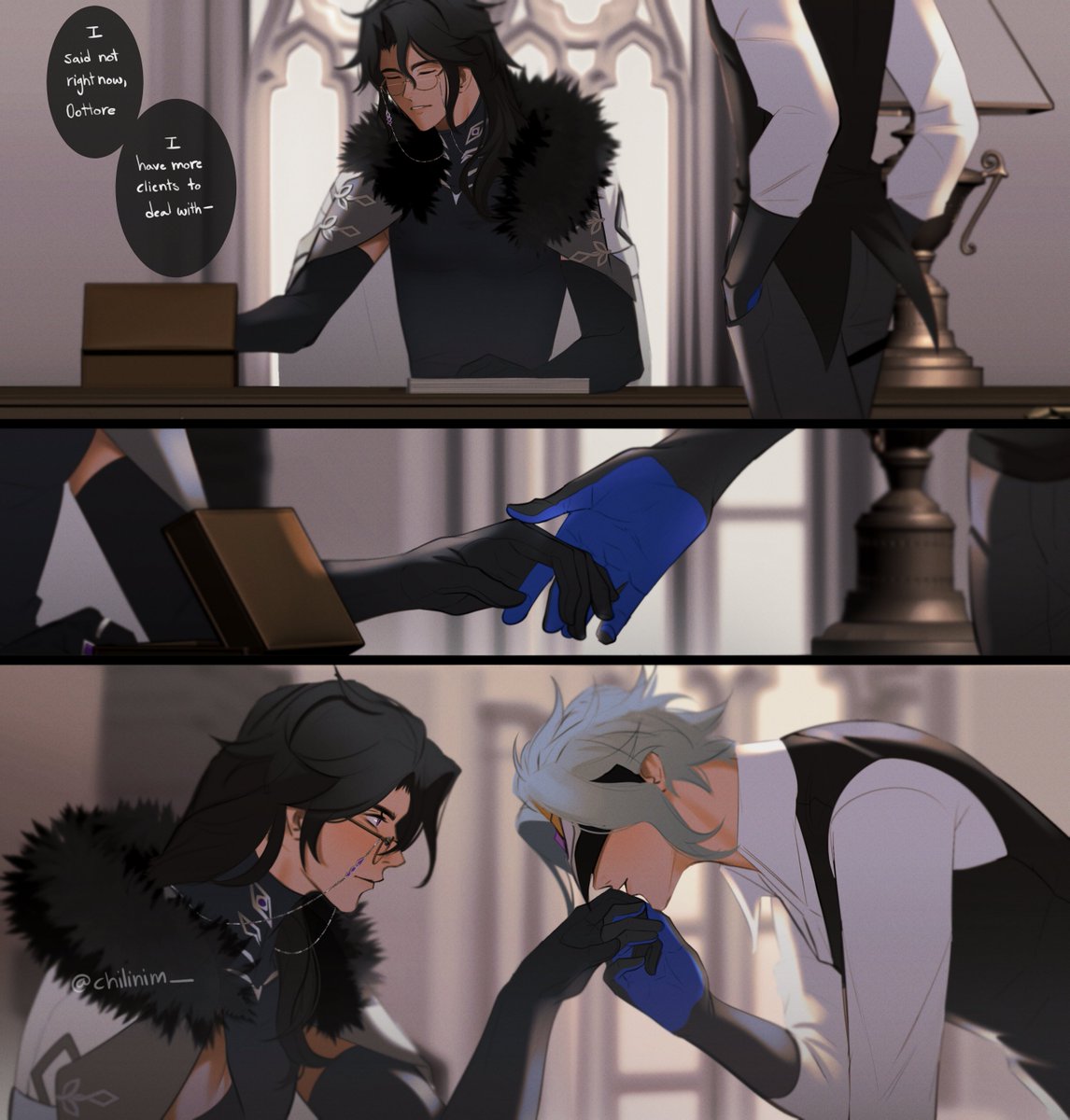 chilinim_'s tweet image. a jealous man