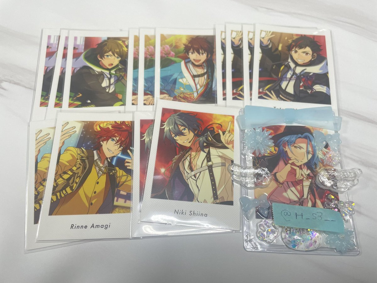 【交換】あんスタ ぱしゃっつ Vol.2

《譲》北斗 スバル 真 弓弦 渉 桃李 ゆうた ひなた 零 薫 晃牙 アドニス つむぎ 宙 マヨイ 巽 一彩 藍良 みか 宗 颯馬 紅郎 斑 司 レオ 凛月 泉 嵐 光 創 友也 なずな 翠 千秋 鉄虎 燐音 ニキ (特典:光 宙 つむぎ)

《求》A HiMERU

お気軽にお声がけください🙇🏻‍♀️