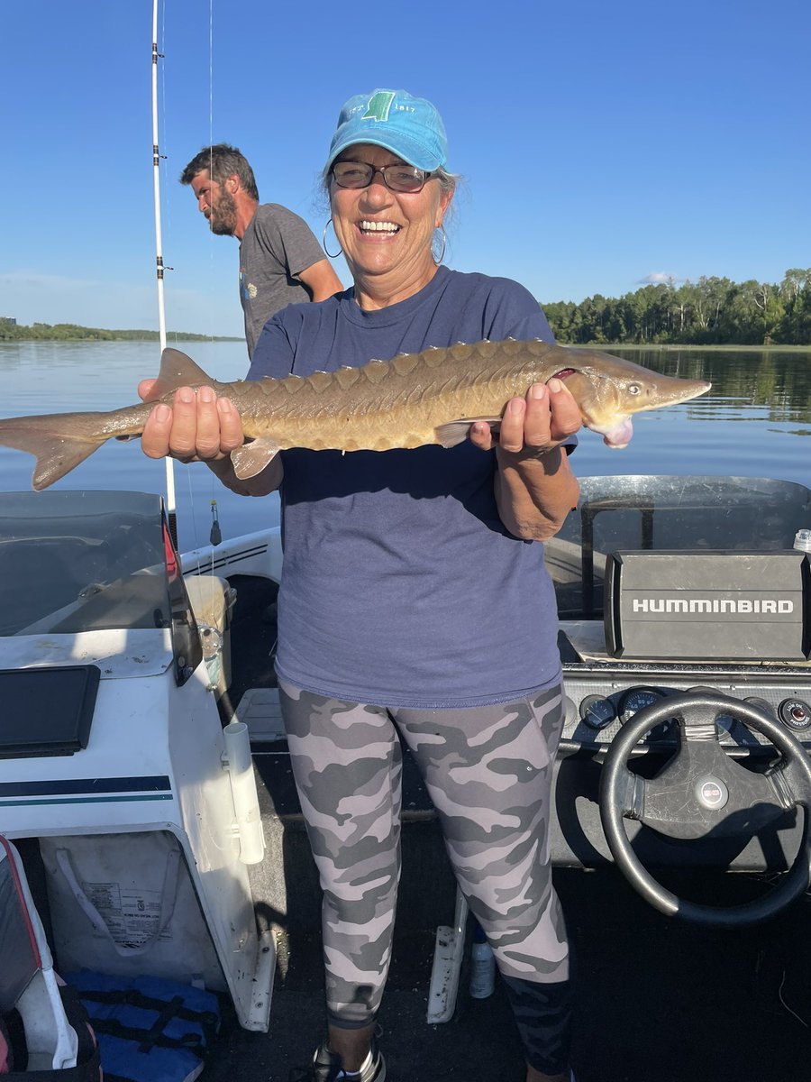 DickersonRicky1's tweet photo. Helped the parents build a tractor shed at the cabin in Northern Minnesota. We even found a little time to catch some baby Dino’s on the Rainy River. https://t.co/gZbXHWaRml