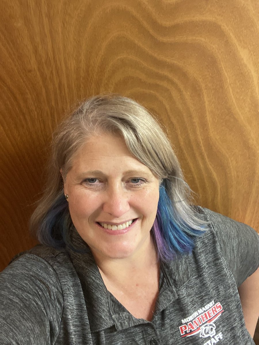 Life hack: Want lots of complements from total strangers???? Get blue/purple hair!!!! Happened repeatedly today in many different places 🤣  It’s good to be blue 😀#schoolnurse #bluehair #middleschool #LifeHack