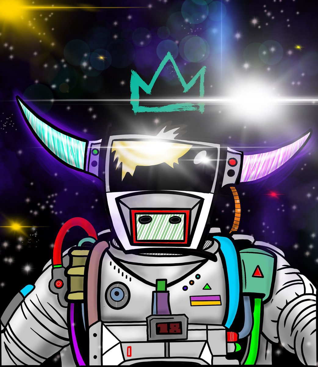 All of MadOx’s helpers are special and unique… 🤝

But, sometimes they really go the extra mile when it comes to their appearance! 👀

Since we are on a moon mission, we need to get ready! 🚀

Hey <a href="/SpacePunksClub/">Space Punks Club</a> members, what do you think about our space suit? 😄👋

#NFT #NFTs