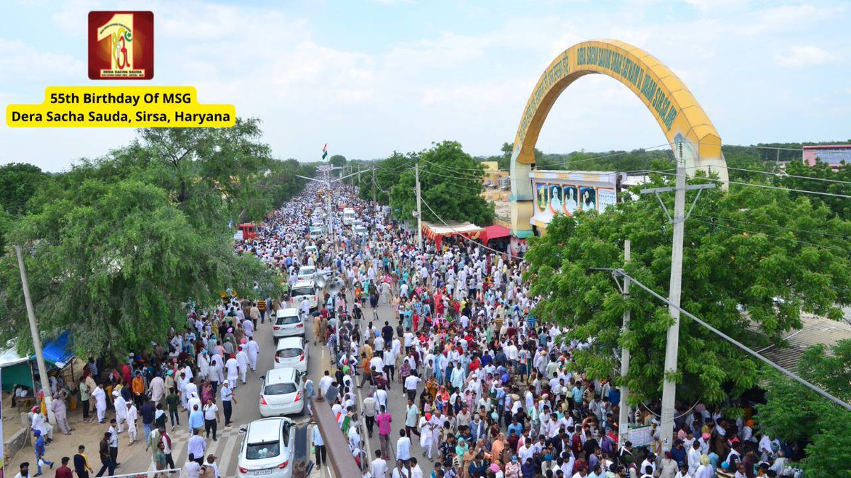 SMGDelhi's tweet photo. Birthday is the occasion to celebrate,for millions of Dera Sacha Sauda follower 15th Aug is an auspicious day as it is their spritual master Saint Gurmeet Ram Rahim Singh Ji 55th Birthday 🎂🎉🎂 and celebration happened with many welfare work like tree plantation #BirthdaySpecial https://t.co/YdK0z8mV9A