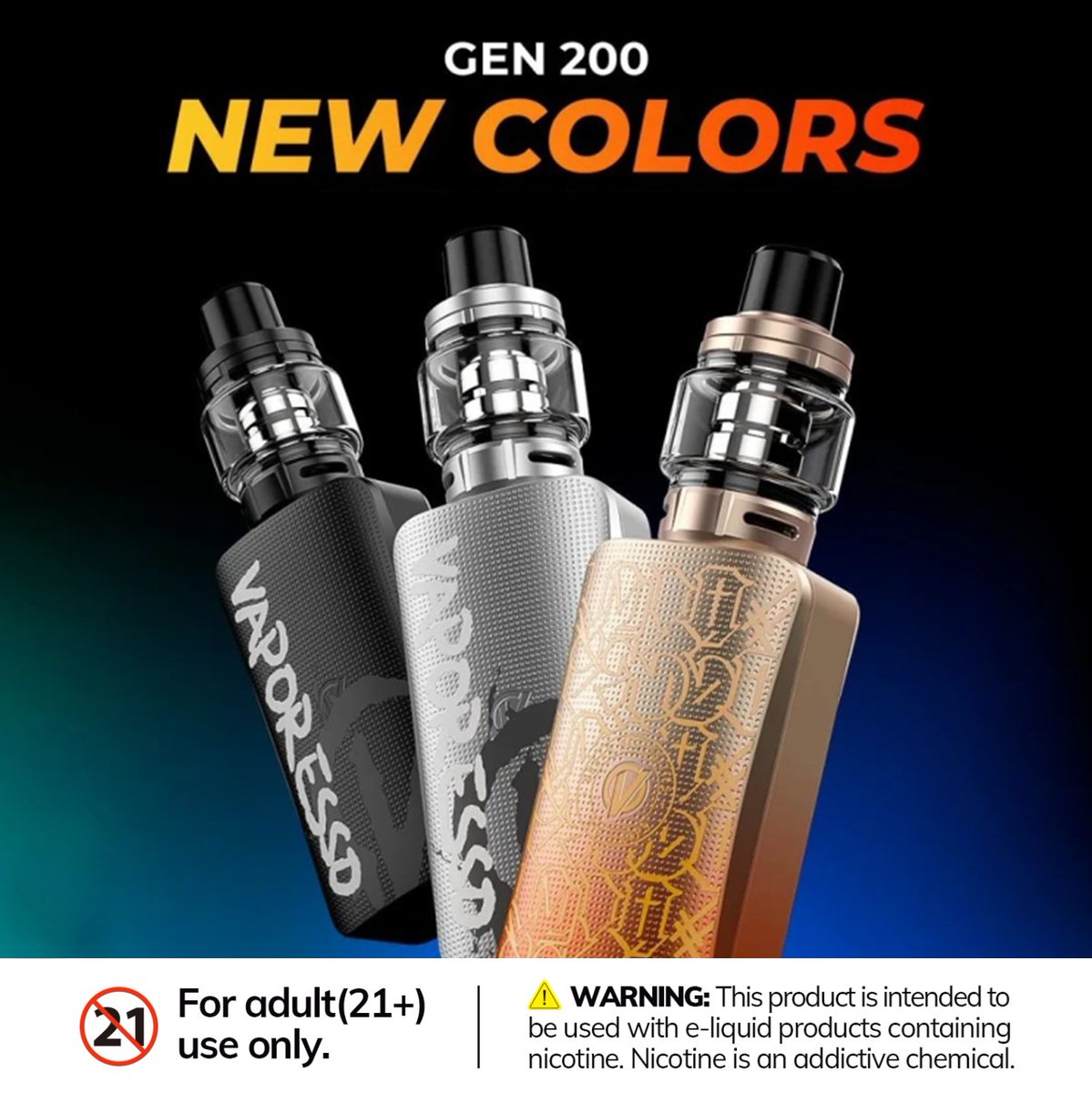 vapesourcing's tweet photo. 3 new colors for the Gen 200 ๐ธ #vaporesso
๐ https://t.co/1QT8RQ1JGX
-
#vapesourcing #vape #vapelife #vapeon #vapecommunity #Gift #FreeShipping #newarrivals #vapor #vaping #vapefam #gen200 https://t.co/ywsKSXQ2Qy