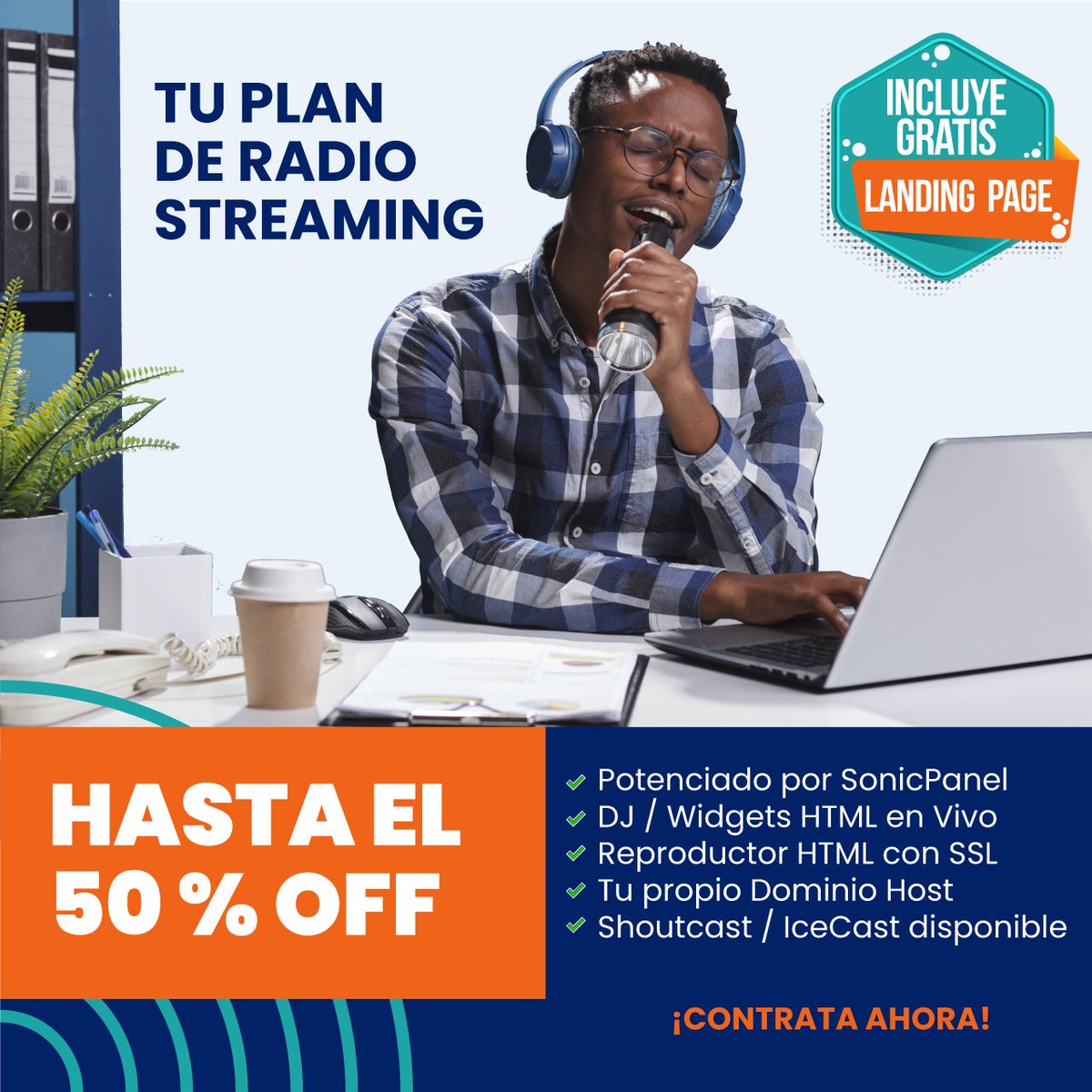 gigacore_io's tweet photo. Comienza con tu Radio en Internet ahora mismo con los planes de Nodored. Obtén hasta el 50% de descuento por el mes de agosto 🤑
Planes 👉https://t.co/xS9pItgYXG
#RadioOnline #StreamingDeAudio #Streaming #Nodored https://t.co/LyojuqeXlO