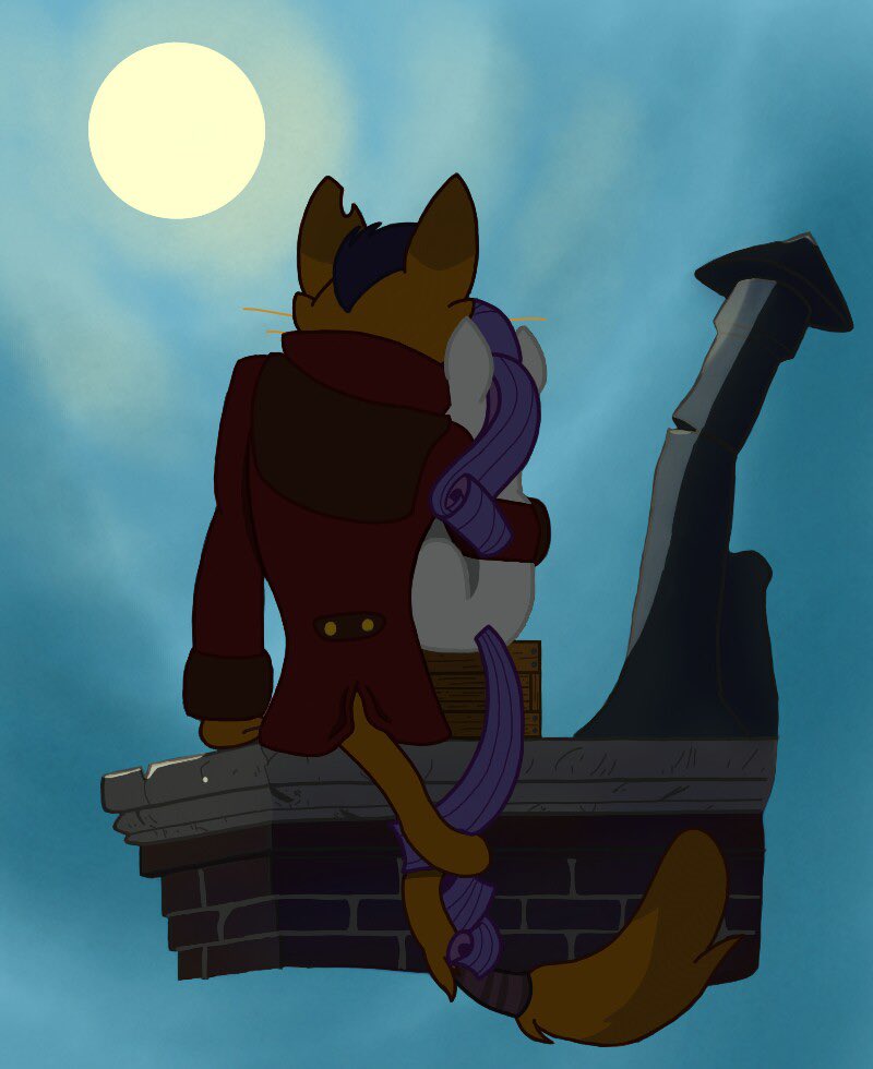 ReppieAngel's tweet photo. Uploading old art and trying not to cringe #mylittlepony #mylittleponyfriendshipismagic #mylittleponythemovie #MLPFiM #mlp #rarity #capperdapperpaws #capper #capparity #TheAristocats #rooftopscene #moonlight #snuggle https://t.co/bw6EQV8ZJt