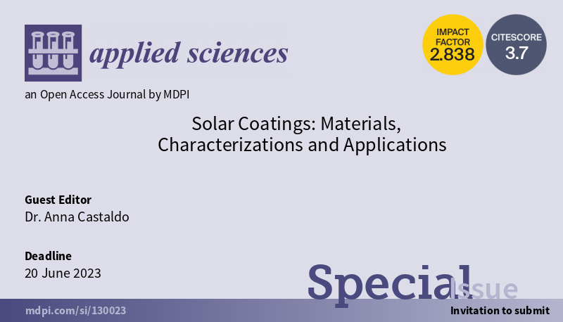 Applied Sciences MDPI tweet media