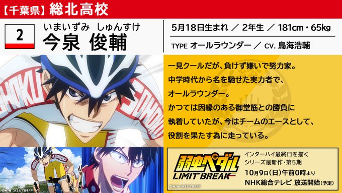 Tvアニメ 弱虫ペダル Limit Break 公式サイト